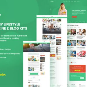 Healthy Lifestyle Elementor Template Kit