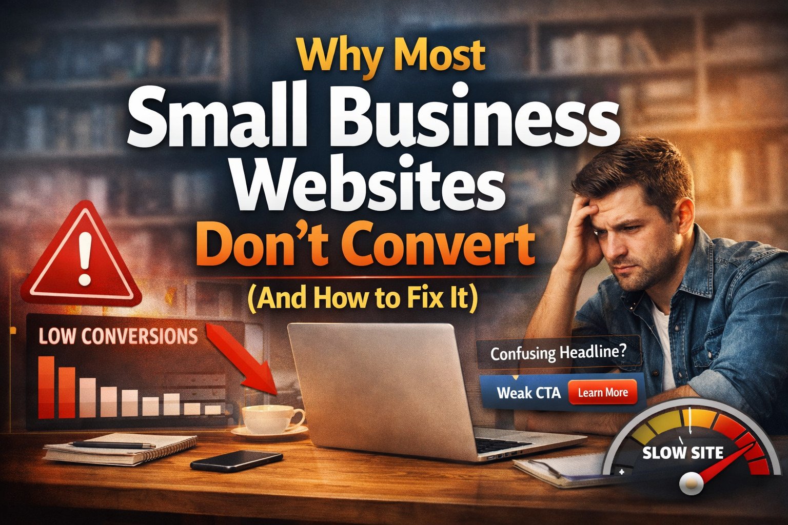 Why Most Small Business Websites Don’t Convert