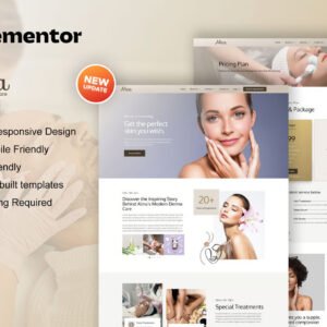 Skin Care Elementor Template Kit