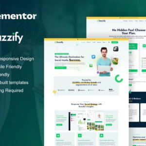 Social Media Marketing Elementor Template Kit