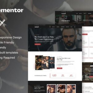 Hair Salon Elementor Template Kit